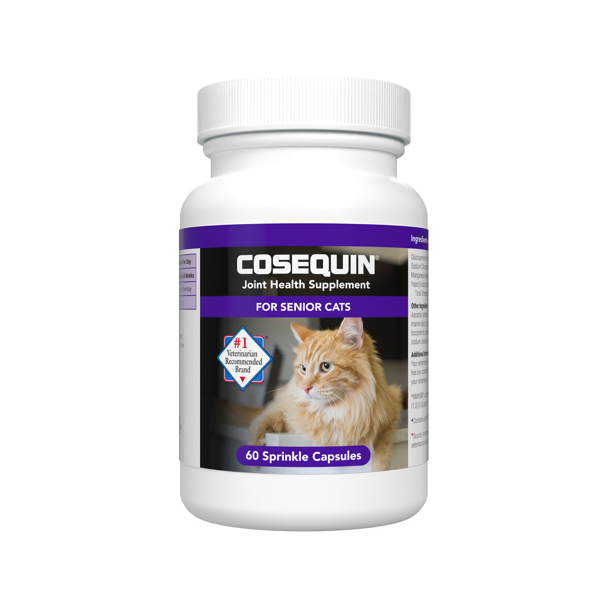 Nutramax Cosequin&reg; New Joint Health Supplement Sprinkle Capsules for Senior Cats - 60 Count product detail number 1.0
