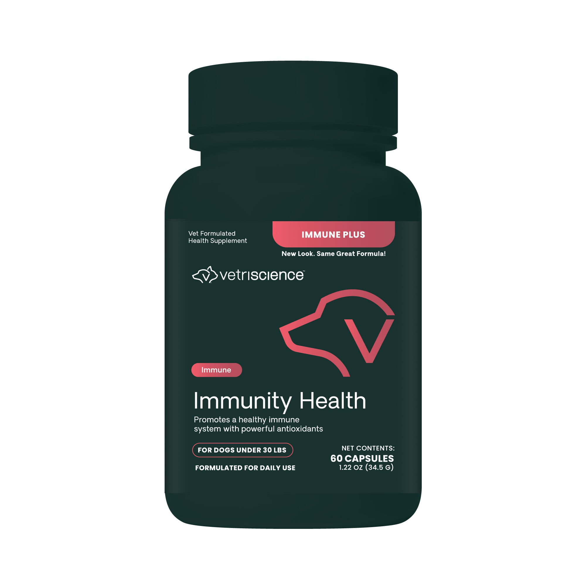 VetriScience Immune Plus Immunity Health Capsule for Dogs Small Dogs - 60 ct Bottle product detail number 1.0