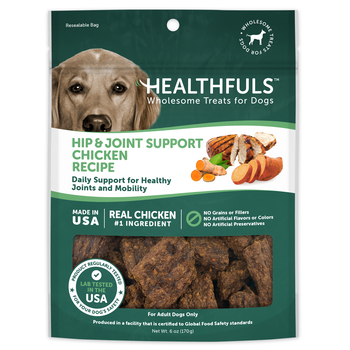 Healthfuls Hip & Joint Support Chicken Recipe Dog Treats -  6 oz Bag-product-tile