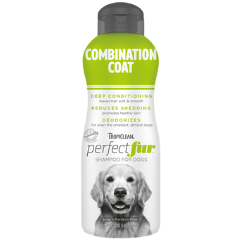 TropiClean PerfectFur Combination Coat Shampoo for Dogs 16 oz-product-tile