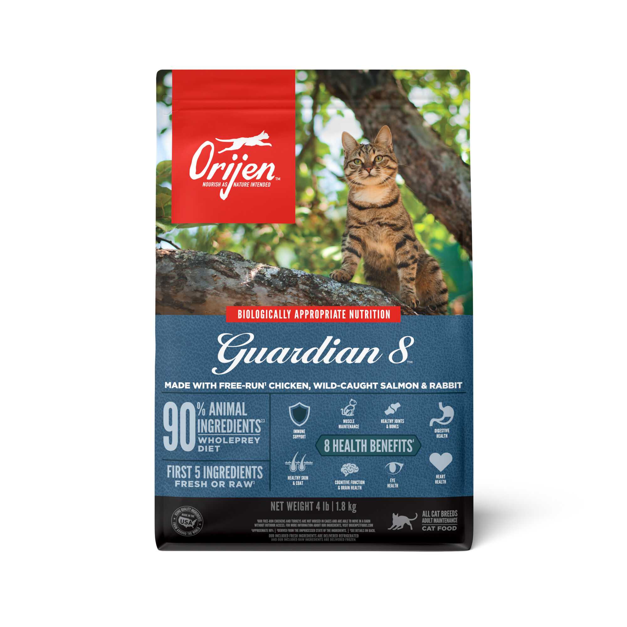 ORIJEN Guardian 8 Dry Cat Food 4 lb Bag product detail number 1.0