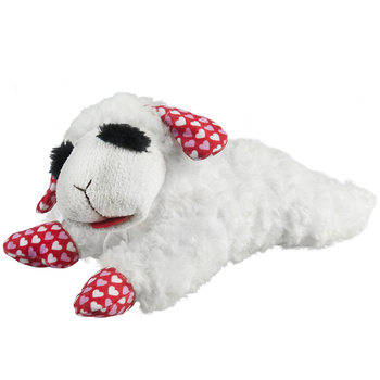 Multipet Valentine's Day Lamb Chop Dog Toy 10.5" Dog Toy-product-tile
