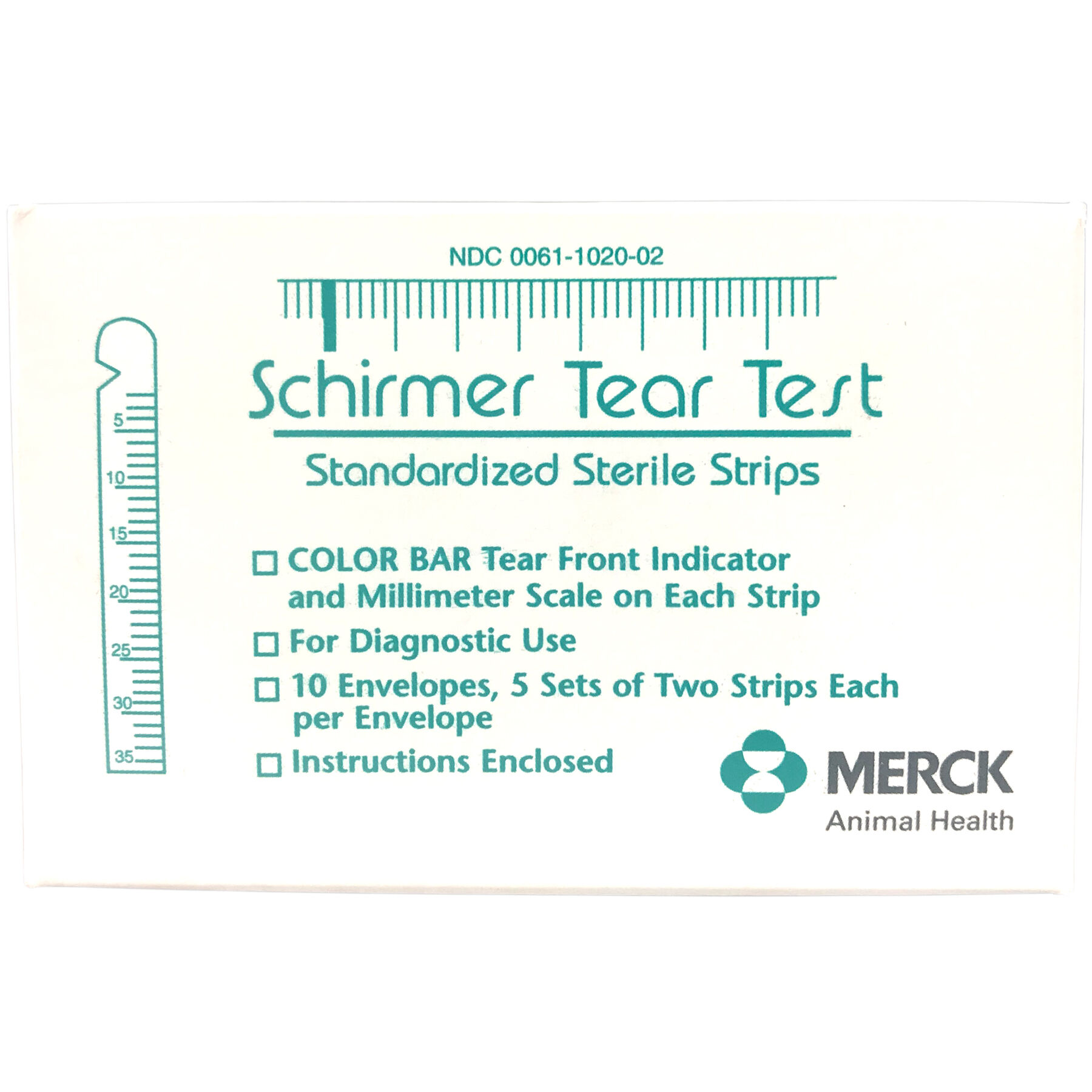 Schirmer Tear Test Strips 5 pk (10 strips total) product detail number 1.0