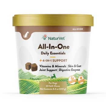 NaturVet All-in-One Dog Supplement Soft Chews for Dogs - 60 ct Soft Chews-product-tile