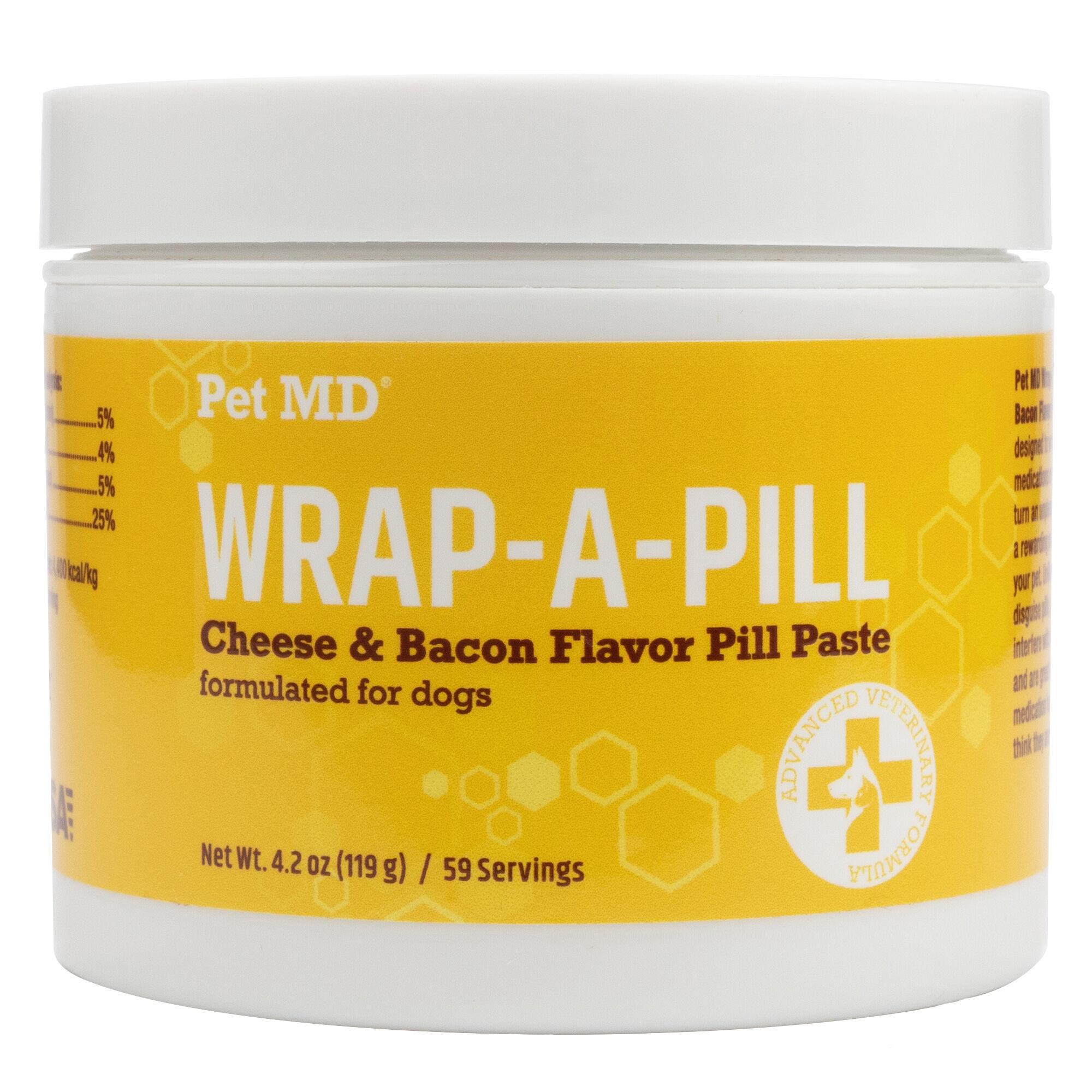 Pet MD Wrap-A-Pill Cheese & Bacon Flavor Pill Paste for Dogs 4.2oz product detail number 1.0