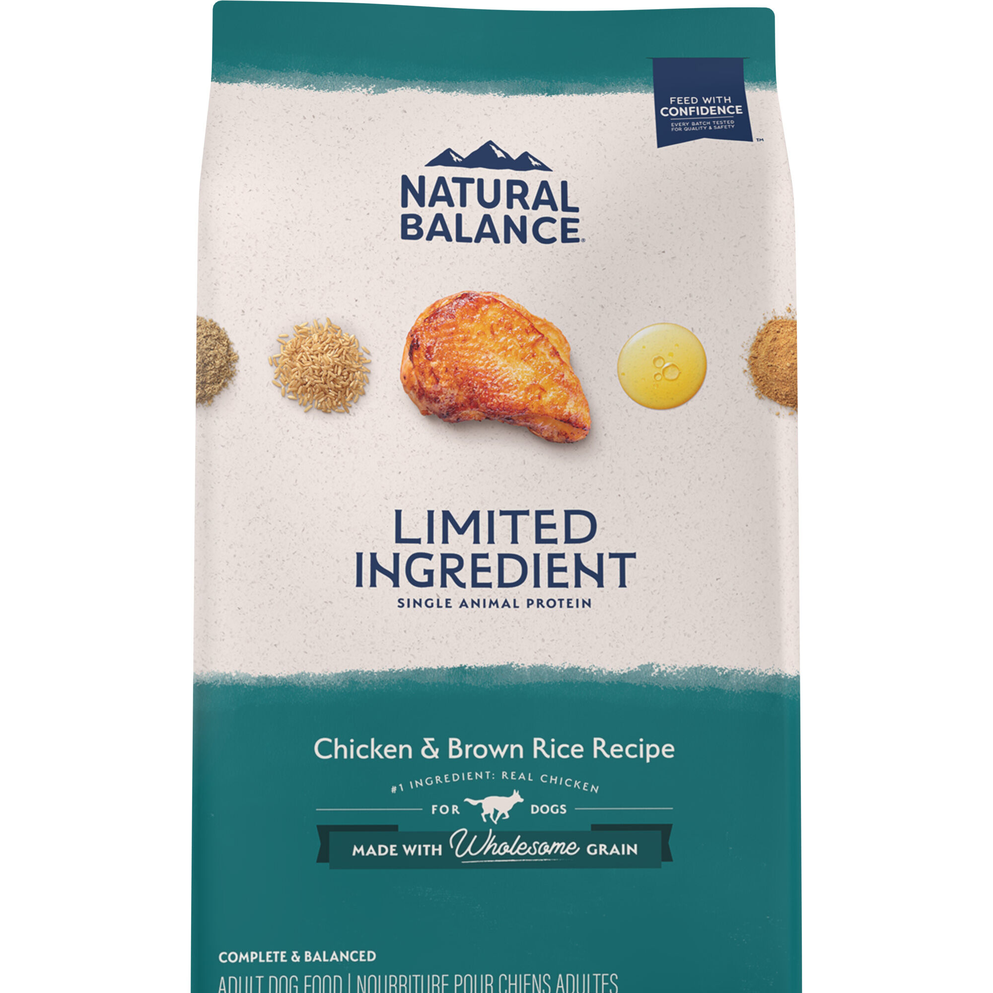 Natural Balance Limited Ingredient Chicken & Brown Rice Recipe Dry Dog Food 12 lb product detail number 1.0