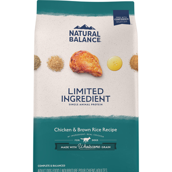 Natural Balance Limited Ingredient Chicken & Brown Rice Recipe Dry Dog Food 12 lb-product-tile