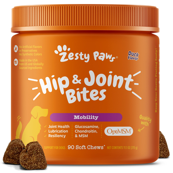 Zesty Paws Hip & Joint Bites for Dogs Duck - 90ct-product-tile