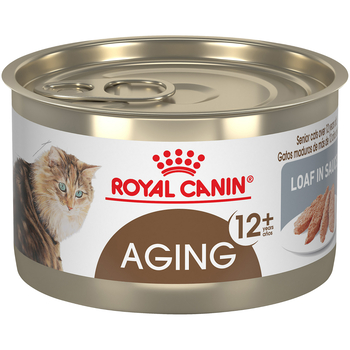 Royal Canin Feline Health Nutrition Aging 12+ Loaf In Sauce Wet Cat Food - 5.1 oz Cans - Case of 24-product-tile