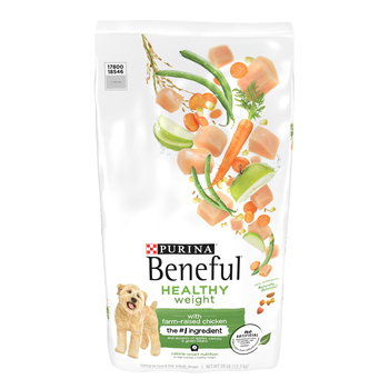 Purina Beneful Healthy Weight with Real Farm-Raised Chicken Dry Dog Food 28 lb Bag-product-tile
