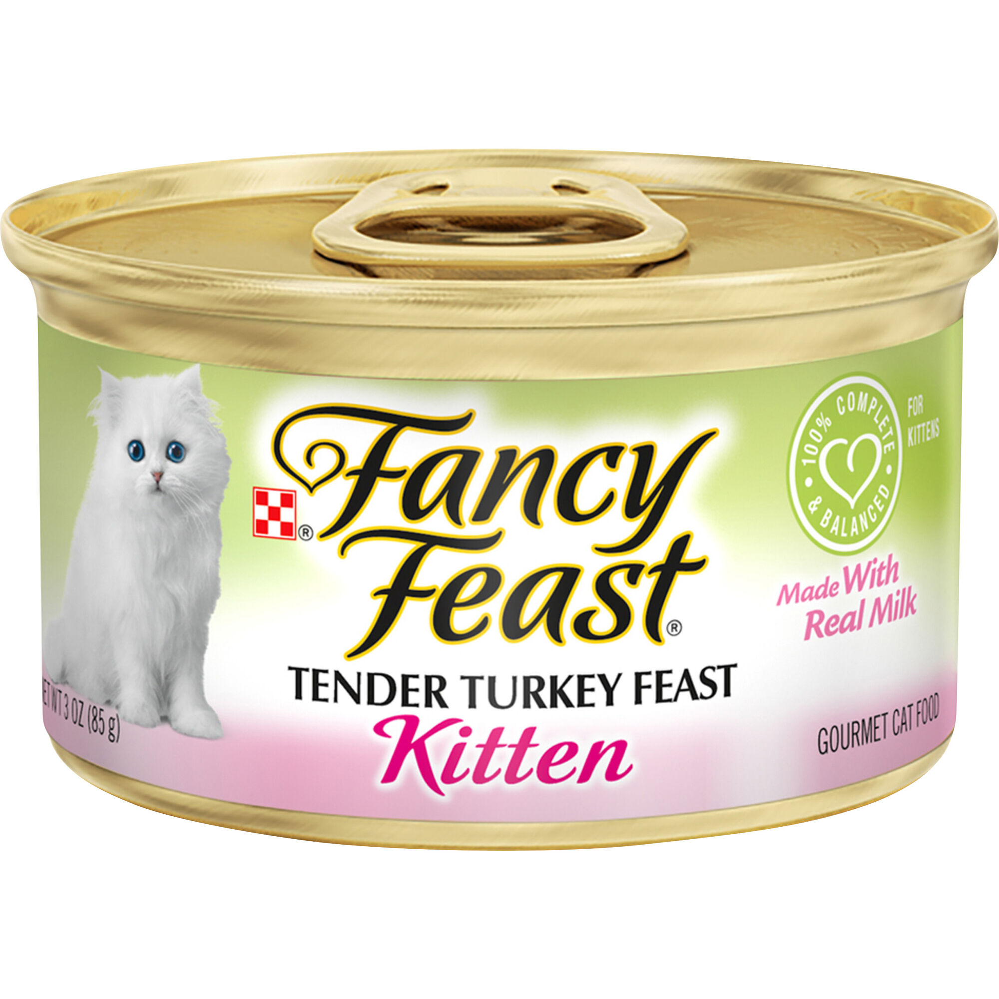 Fancy Feast Tender Turkey Feast Wet Kitten Food 3 oz. Cans - Case of 24 product detail number 1.0