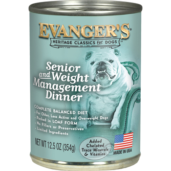 Evangers Classic Senior and Weight Management Canned Dog Food 12.5-oz, case of 12-product-tile