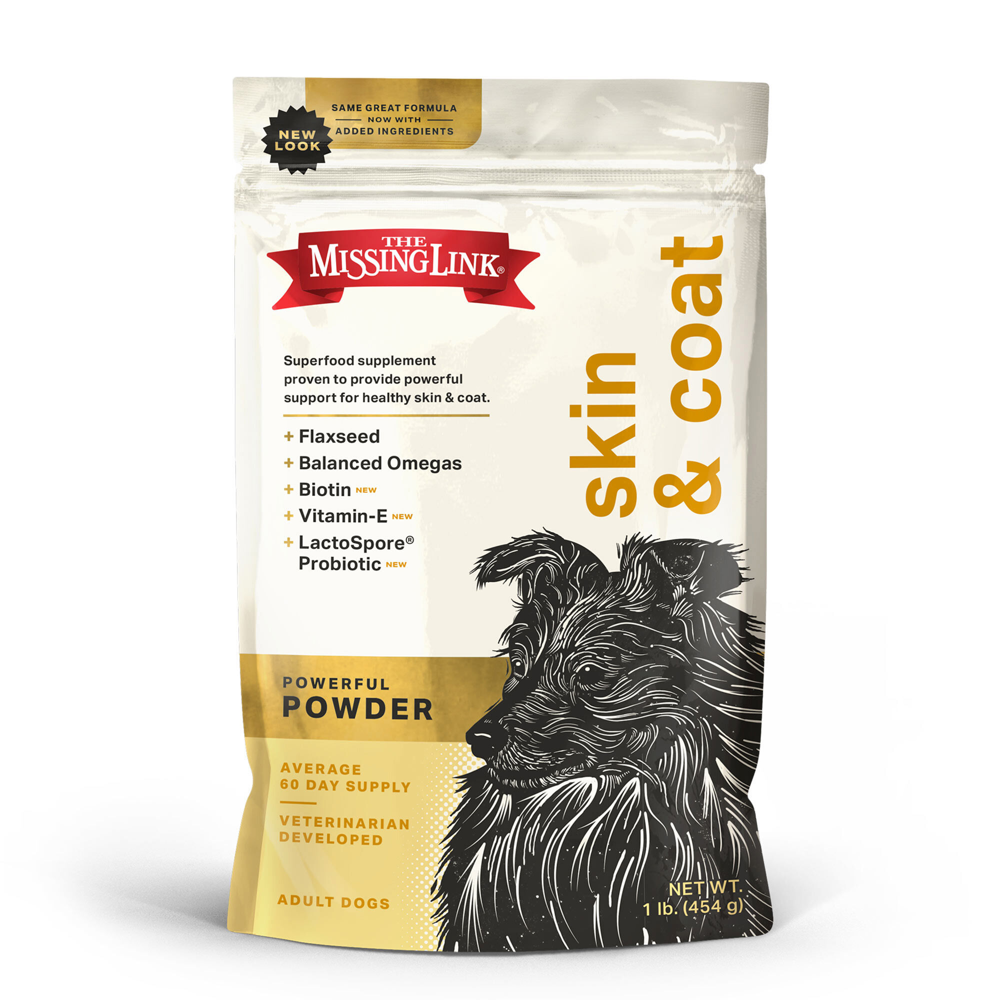 The Missing Link&reg; Superfood Powders Skin & Coat Supplement for Dogs - 1 lb Bag product detail number 1.0