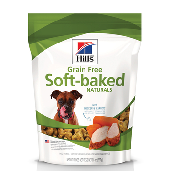 Hill's Grain Free Soft-Baked Naturals with Chicken & Carrots Dog Treats -  8 oz Bag-product-tile