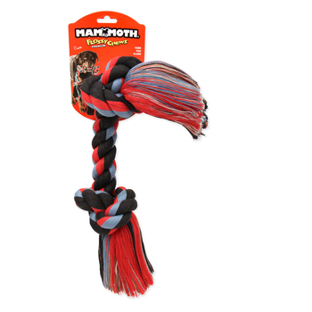 Mammoth Cottonblend Color 2 Knot Rope Tug, Color Varies-product-tile