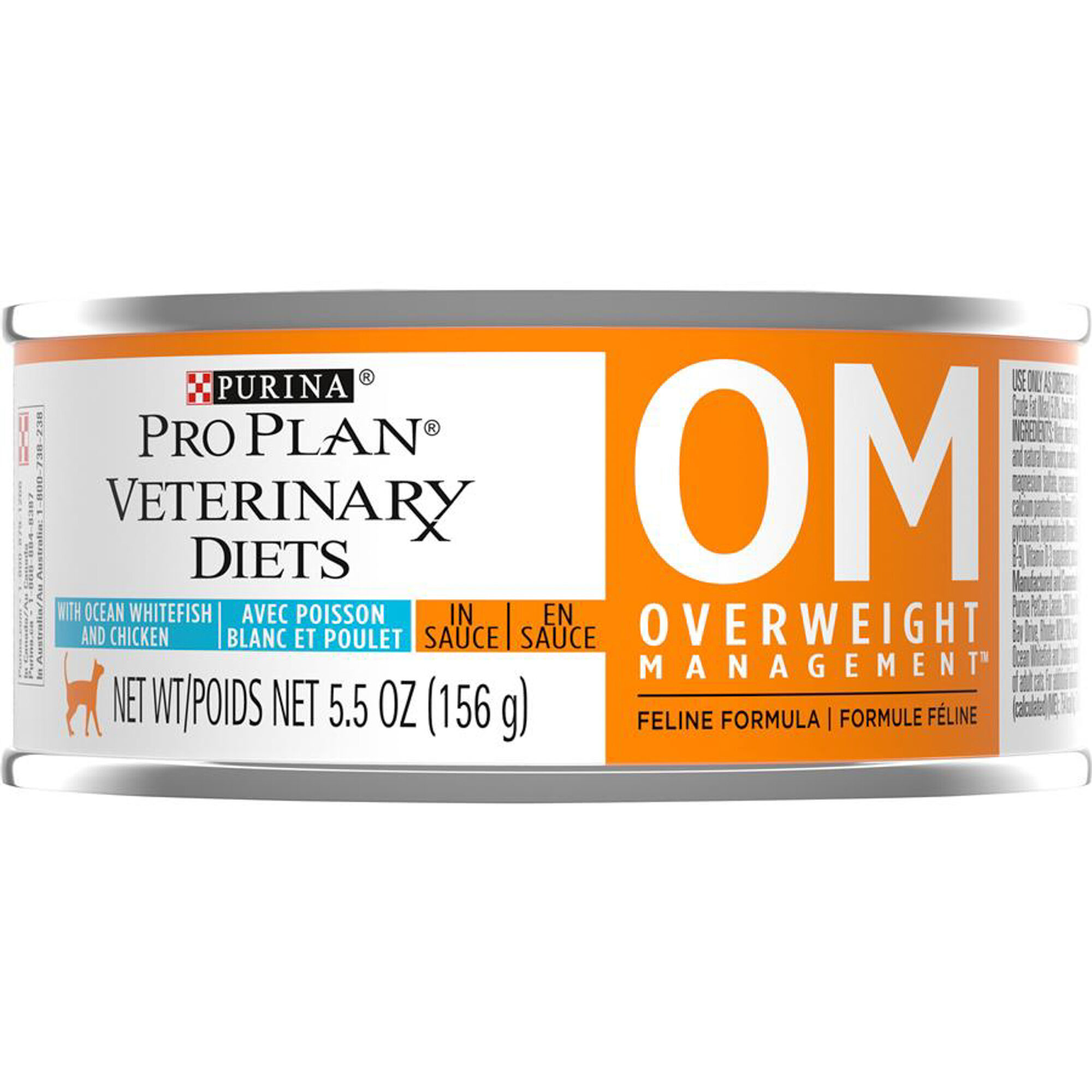 Purina Pro Plan Veterinary Diets OM Overweight Management Feline Formula Wet Cat Food - (24) 5.5 oz. Cans product detail number 1.0