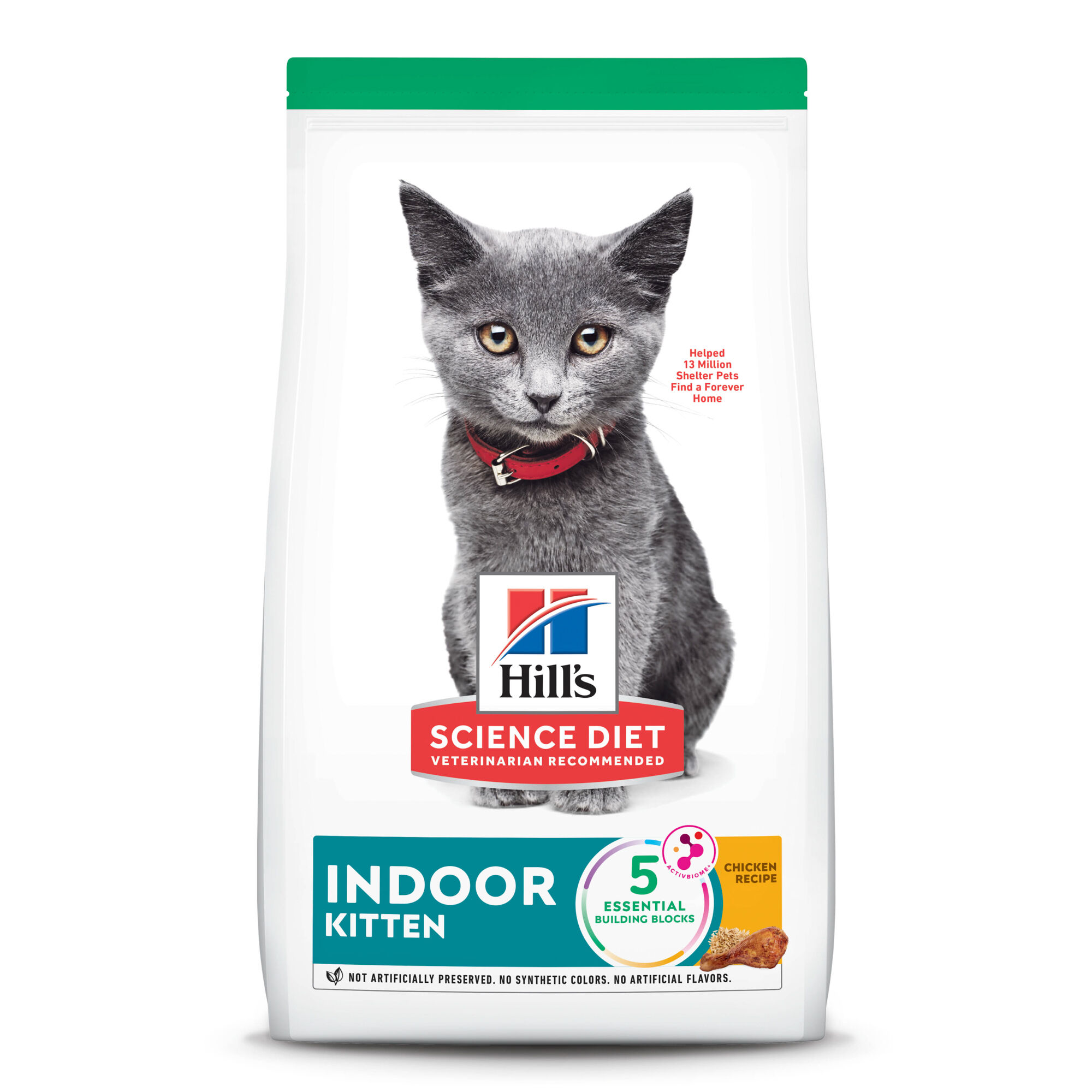 Hill's Science Diet Kitten Indoor Chicken Recipe Dry Cat Food - 3.5 lb Bag product detail number 1.0