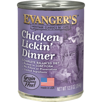 Evangers Chicken Lickin' Dinner Canned Cat Food 12.5-oz, case of 12-product-tile