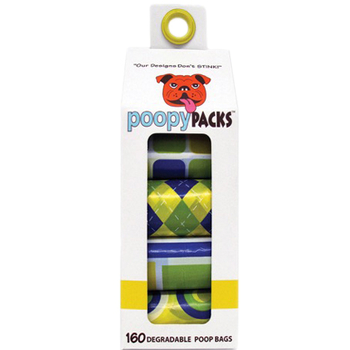 Poopy Packs 8 Rolls (20 bags per roll, 160 bags total)-product-tile
