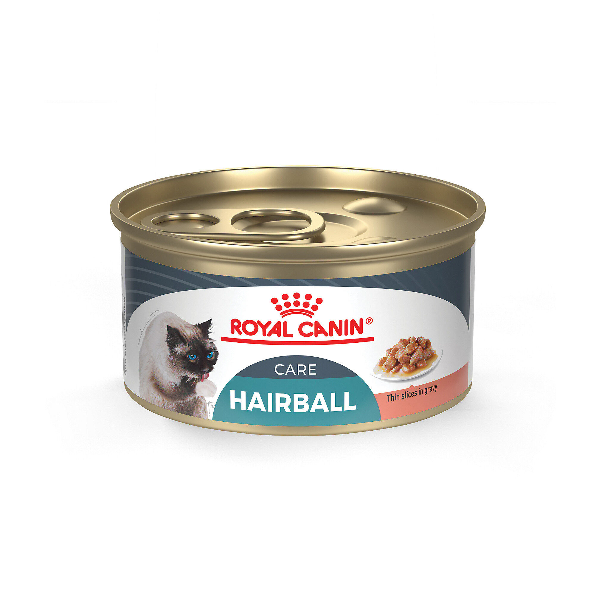 Royal Canin Feline Care Nutrition Hairball Care Thin Slices In Gravy Adult Wet Cat Food - 3 oz Cans - Case of 24 product detail number 1.0