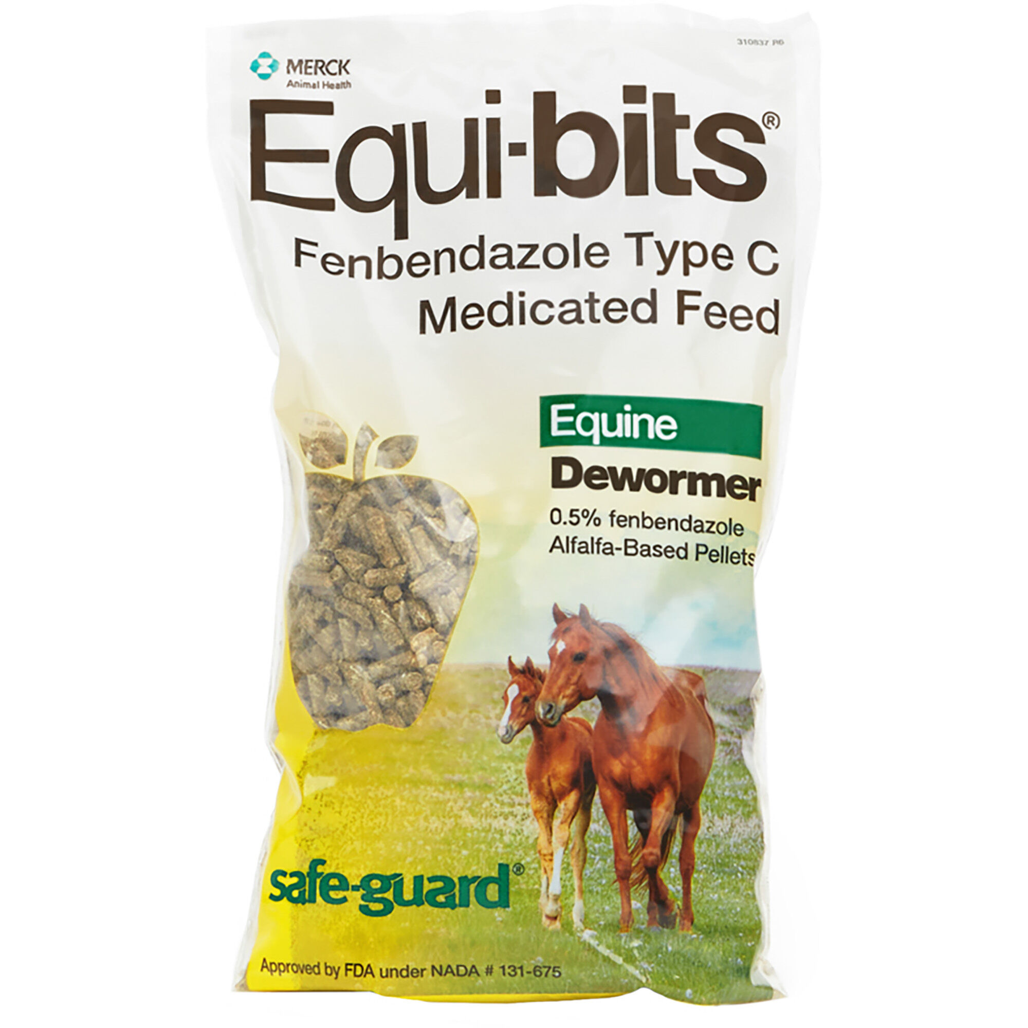 Safe-Guard Equi-Bits Fenbendazole Type C Medicated Feed - 1.25 lb (567.5 gm) Bag product detail number 1.0