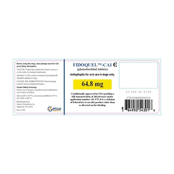 Fidoquel™ CA-1 (Phenobarbital Tablets) for Dogs - 64.8 mg (sold per tablet)-product-tile