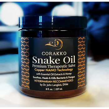 Curry on a Stik Corakko Snake Oil Matico Infused Skin Care Salve for Pets-product-tile
