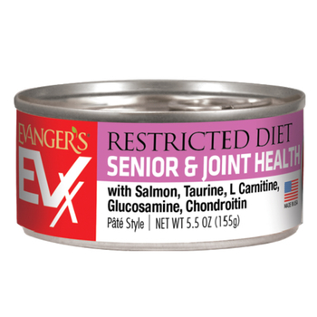Evangers EVX Restricted Diet Senior & Joint Health Salmon Recipe Wet Cat Food - 5.5oz Cans - Case of 24-product-tile
