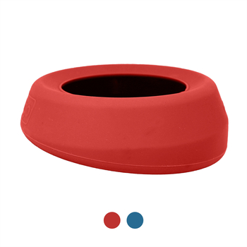 Kurgo Splash Free Wander Dog Water Bowl - Red-product-tile