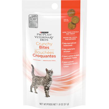 Purina Pro Plan Veterinary Diets Crunchy Bites Cat Treats - 1.8 oz Pouch-product-tile