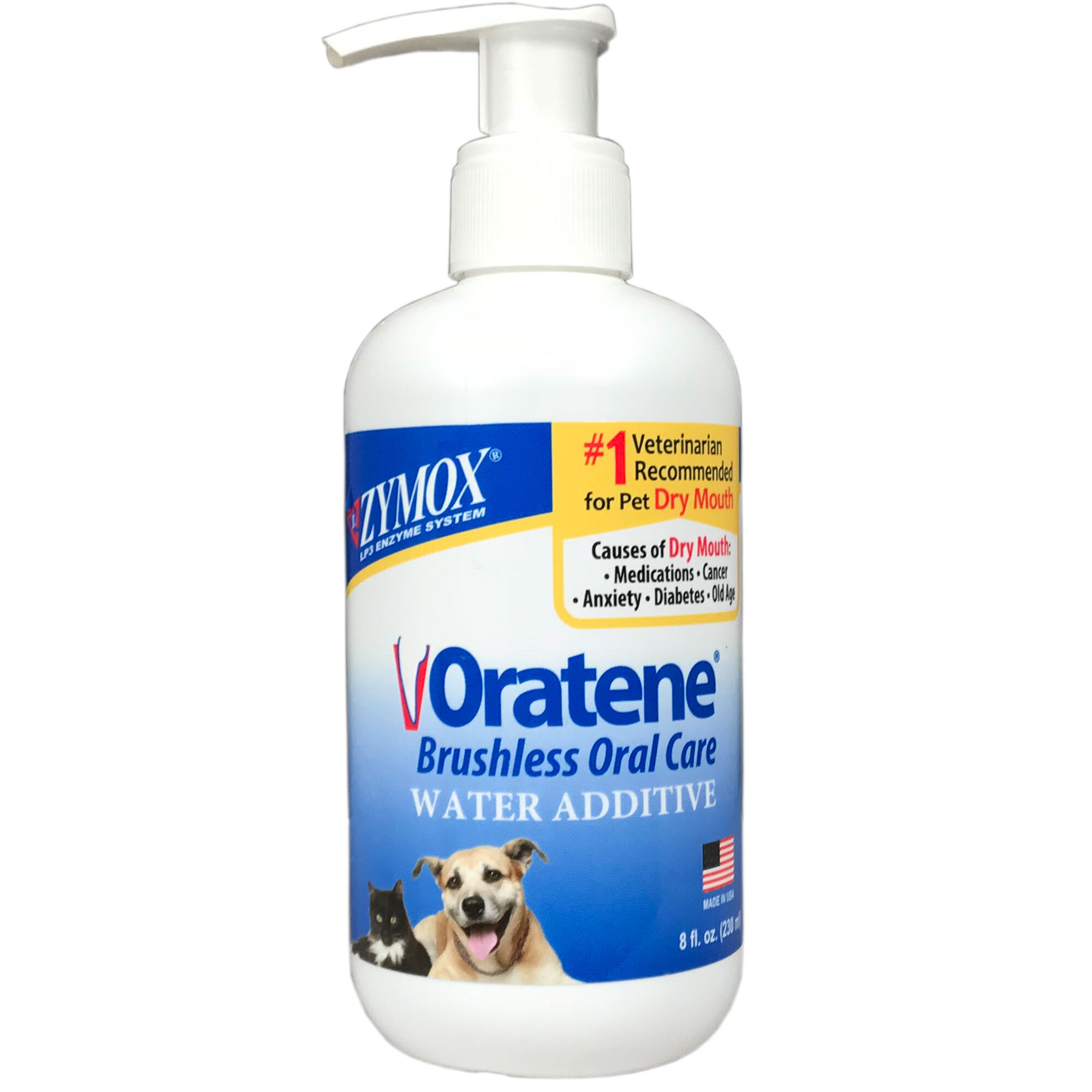 Zymox Oratene Drinking Water Additive for Dogs and Cats - 8 oz product detail number 1.0
