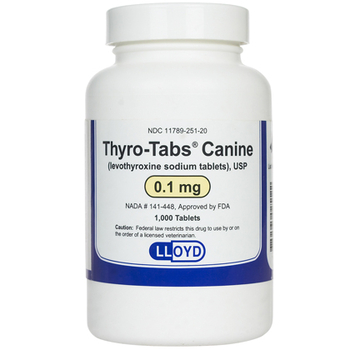 Levothyroxine Sodium Tablets (Thyro-Tabs) 0.1 mg (sold per tablet)-product-tile