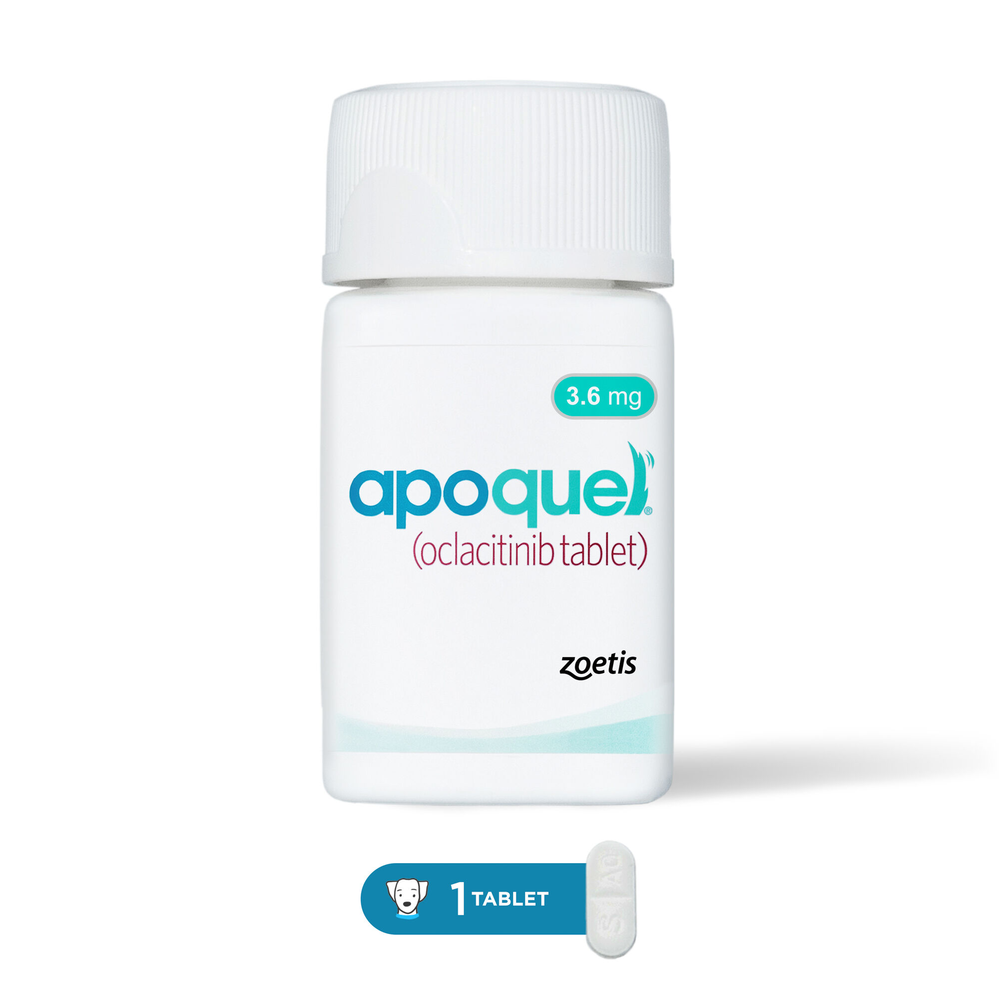 Apoquel for Dogs 3.6 mg (sold per tablet) product detail number 1.0