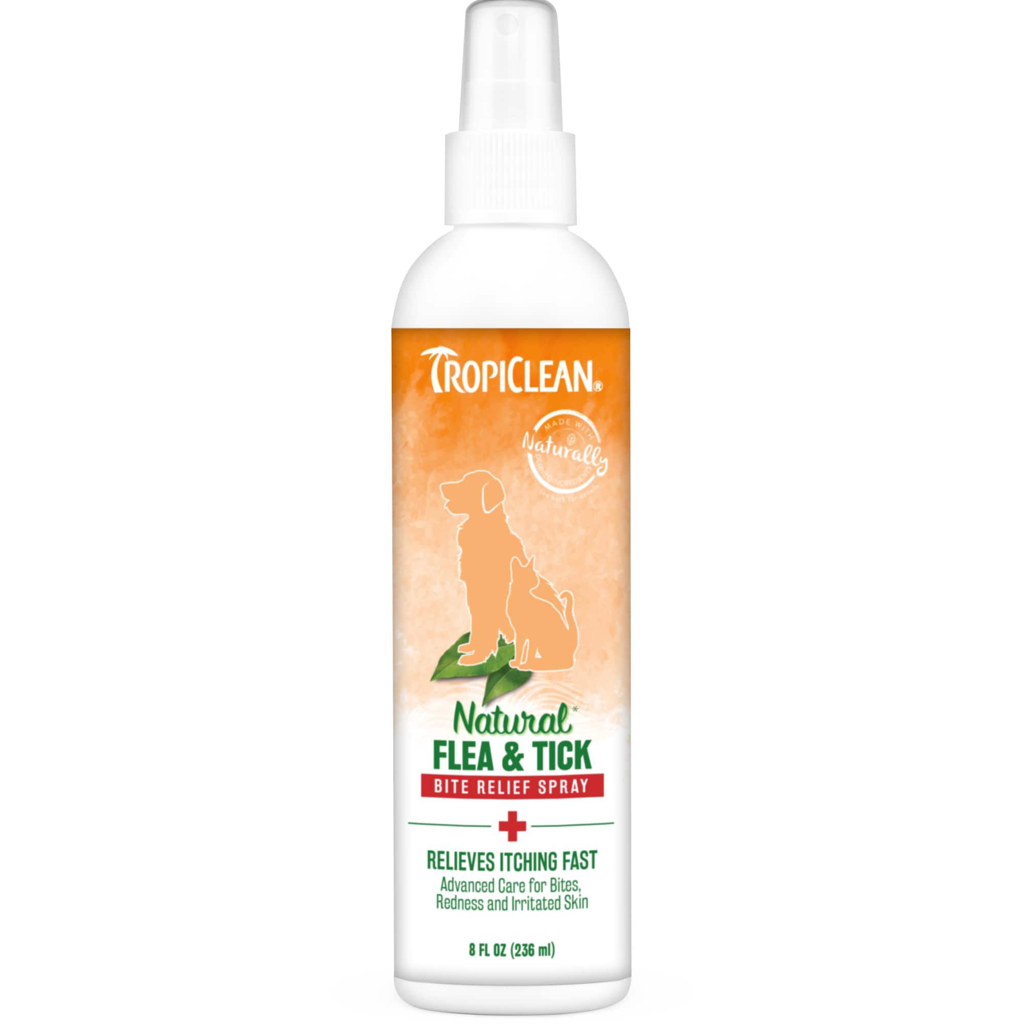 Tropiclean Flea & Tick Bite Relief After Bath Spray 8oz product detail number 1.0