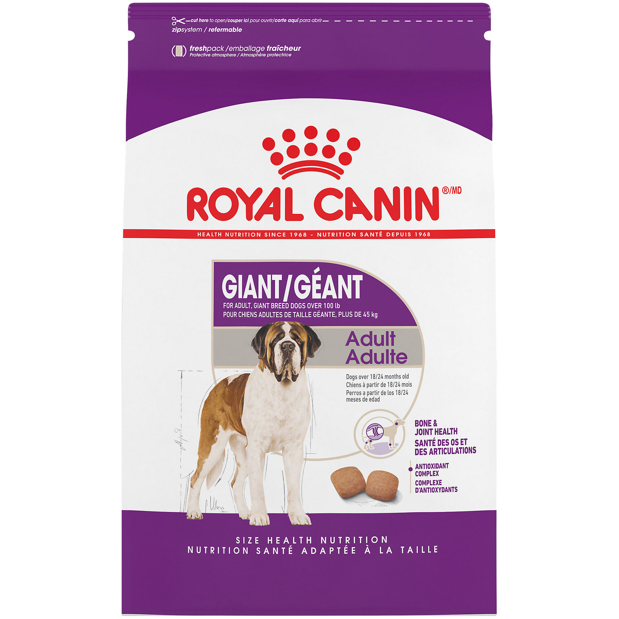 Royal Canin Size Health Nutrition Giant Breed Adult Dry Dog Food - 30 lb Bag product detail number 1.0