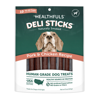 Healthfuls Deli Sticks Pork & Chicken Human-Grade Dog Treats - 5 oz Bag-product-tile
