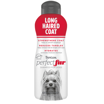 TropiClean PerfectFur Long Haired Coat Shampoo for Dogs 16 oz-product-tile
