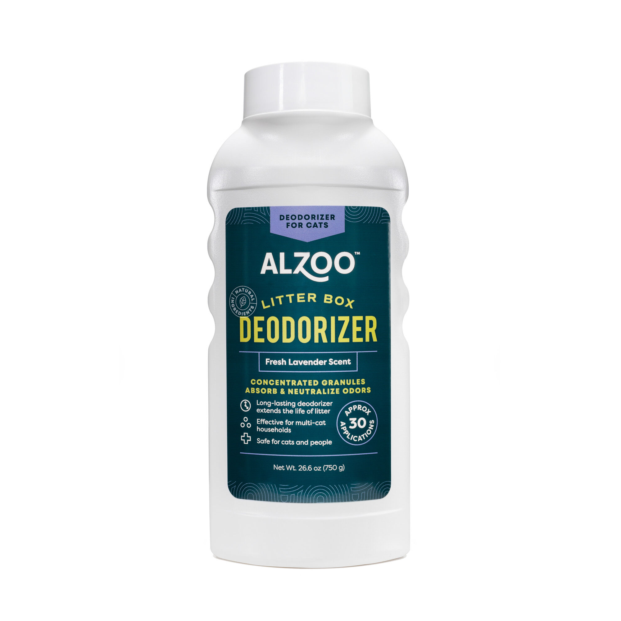 Alzoo Mineral-Based Cat Litter Deodorizer - Fresh Lavender Scent product detail number 1.0