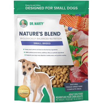 Dr. Marty Nature's Blend Small Breed Premium Freeze-Dried Raw Dog Food for Small Dogs 16 oz Bag-product-tile