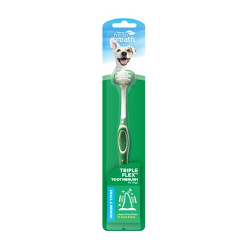 TropiClean Triple Flex Toothbrush For Small Dogs-product-tile