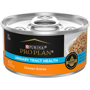 Purina Pro Plan Adult Urinary Tract Health Chicken Entree in Gravy Wet Cat Food 3 oz Cans (Case of 24)-product-tile