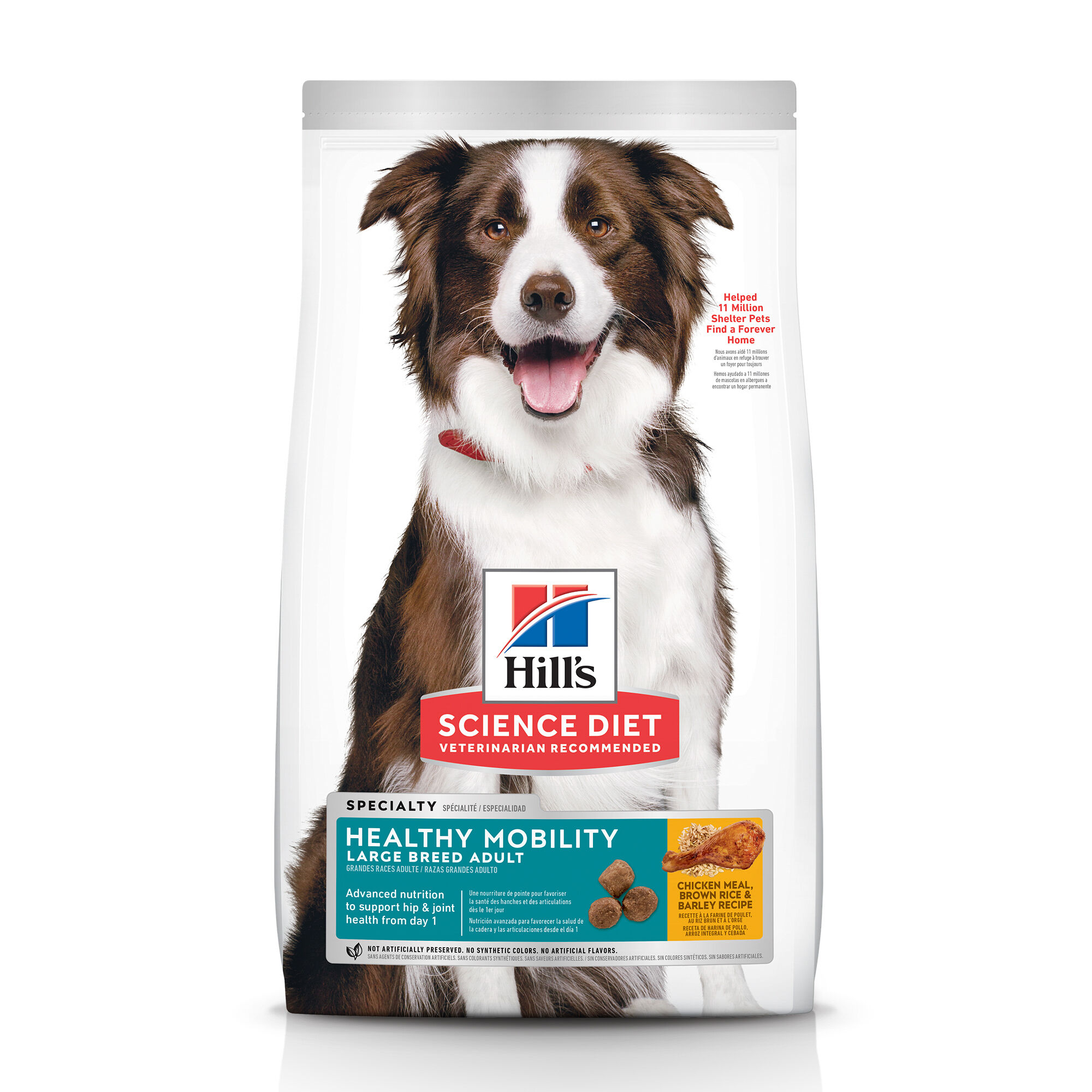 Hill's Science Diet Adult Healthy Mobility Large Breed Chicken Meal, Brown Rice & Barley Dry Dog Food  - 30 lb Bag product detail number 1.0