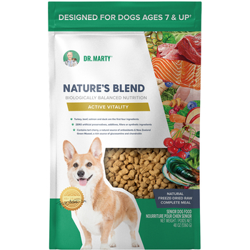 Dr. Marty Nature's Blend Active Vitality Premium Freeze-Dried Raw Senior Dog Food 48 oz Bag-product-tile