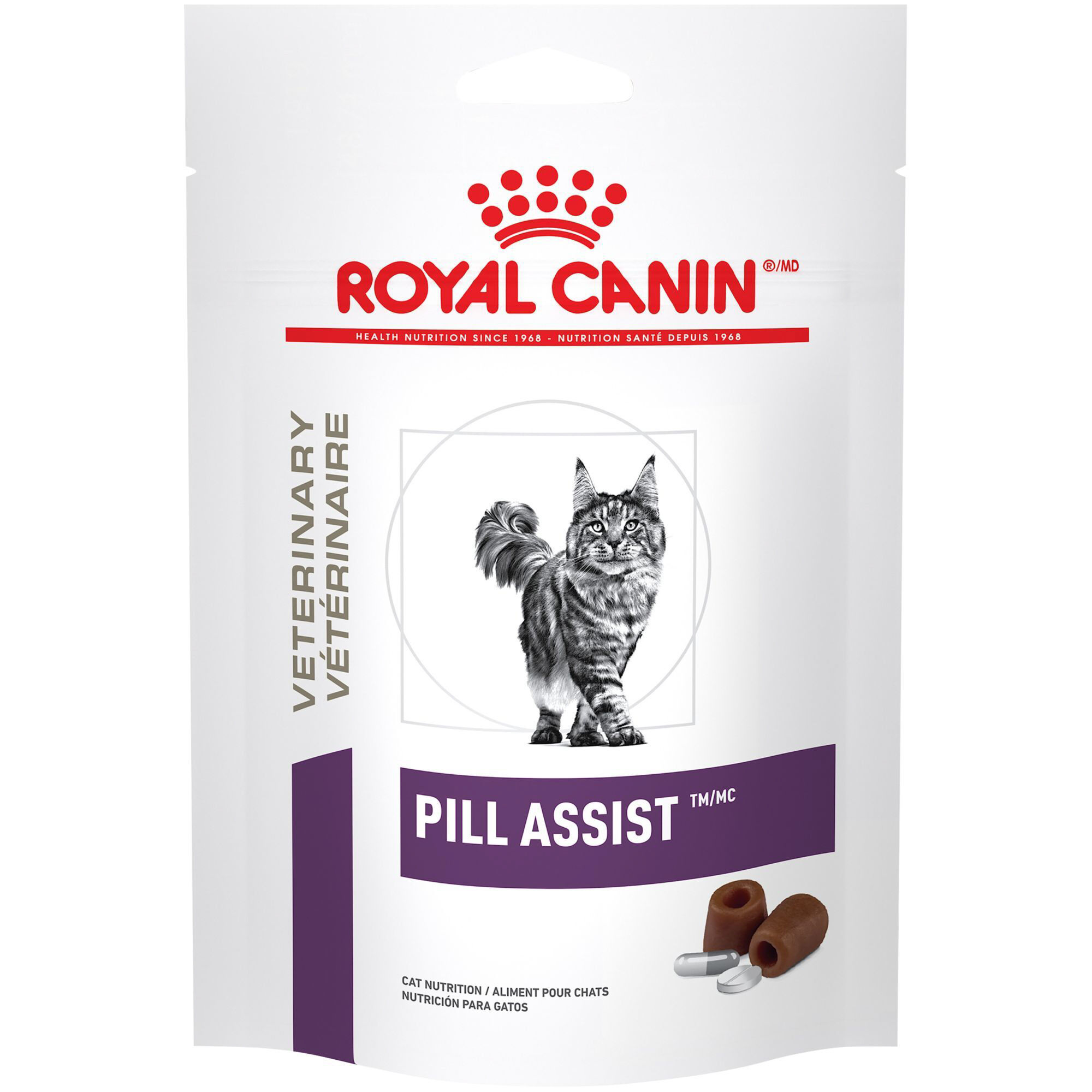 Royal Canin Veterinary Diet Feline Pill Assist Cat Treats - 1.58 oz Pouch product detail number 1.0