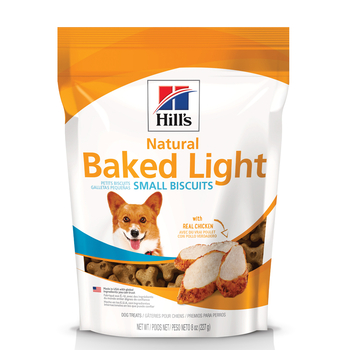 Hill's Natural Baked Light Biscuits with Real Chicken Small Dog Treats -  8 oz Bag-product-tile