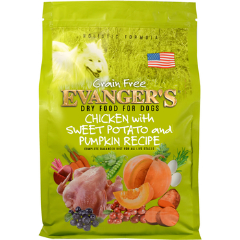 Evangers Grain Free Chicken Sweet Potato and Pumpkin Dry Dog Food 4.4 lb Bag-product-tile