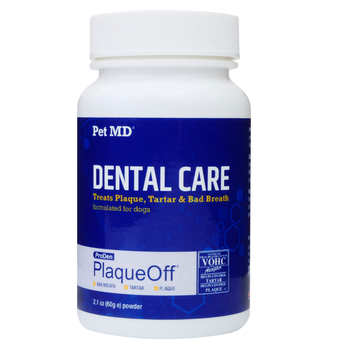 Pet MD ProDen PlaqueOff Powder Dog Supplement for Healthy Teeth and Gums 60g-product-tile