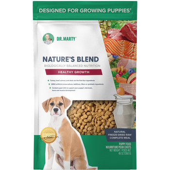 Dr. Marty Nature's Blend Healthy Growth Premium Freeze-Dried Raw Puppy Food 48 oz Bag-product-tile