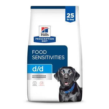 Hill's Prescription Diet d/d Food Sensitivities Potato & Salmon Flavor Dry Dog Food - 25 lb Bag-product-tile