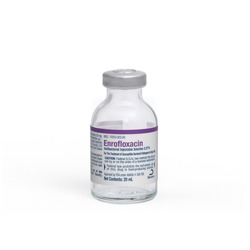 Enrofloxacin Antibacterial Injectable Solution 2.27%, 20mL vial-product-tile